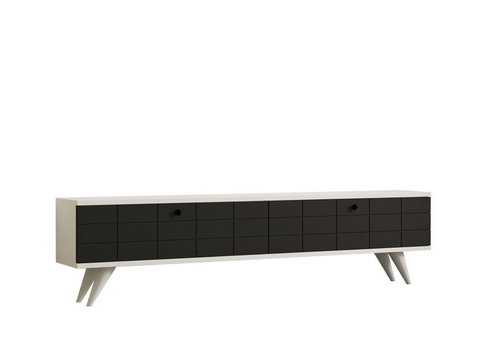 Hanah Home Soporte para TV Alberi Antracita y Blanco